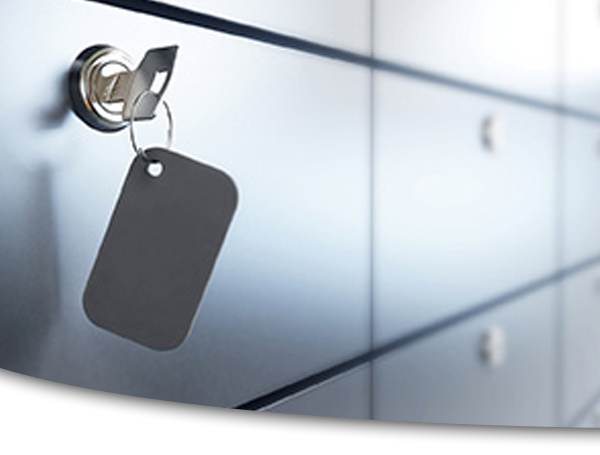 Safety locker with key